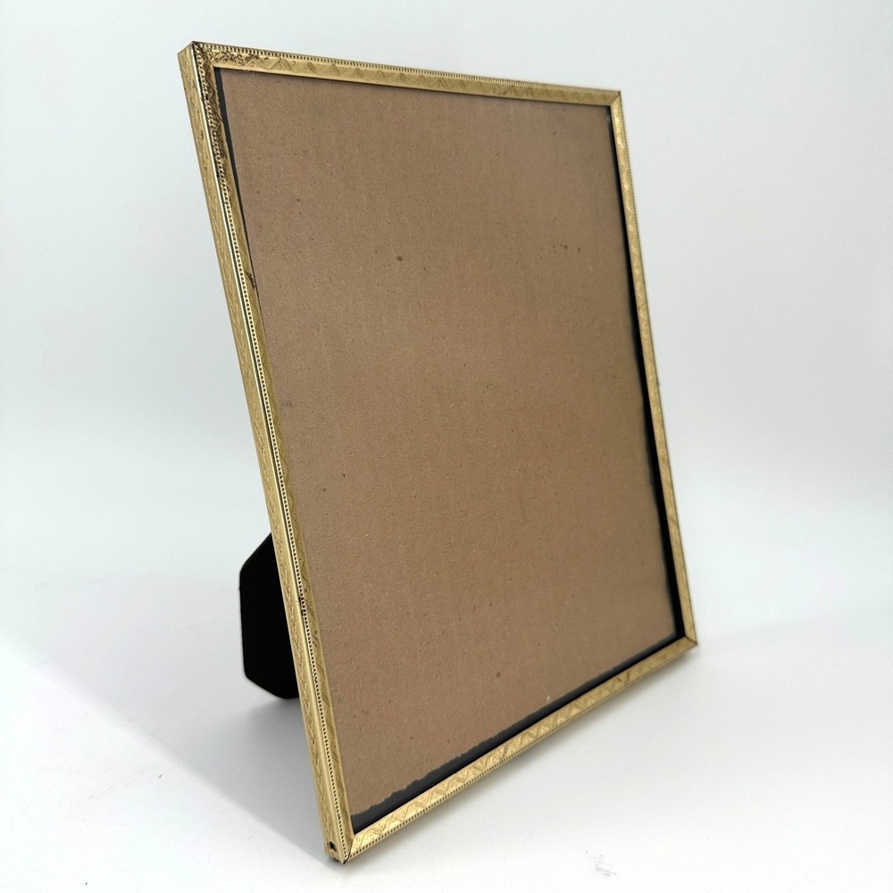 Vintage Brass 8x10 Picture Frame - Metal Tabletop Display‎ MCM